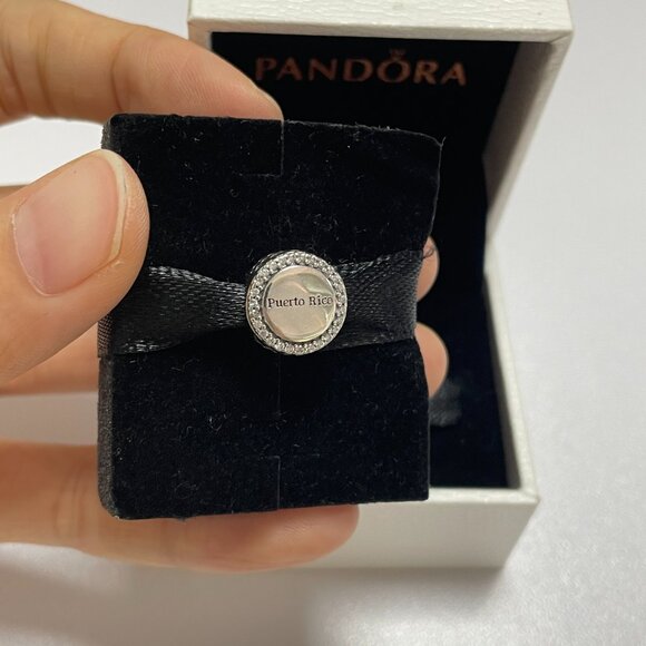 Pandora Puerto Rico Flag Exclusive Charm Bead - Picture 2 of 5